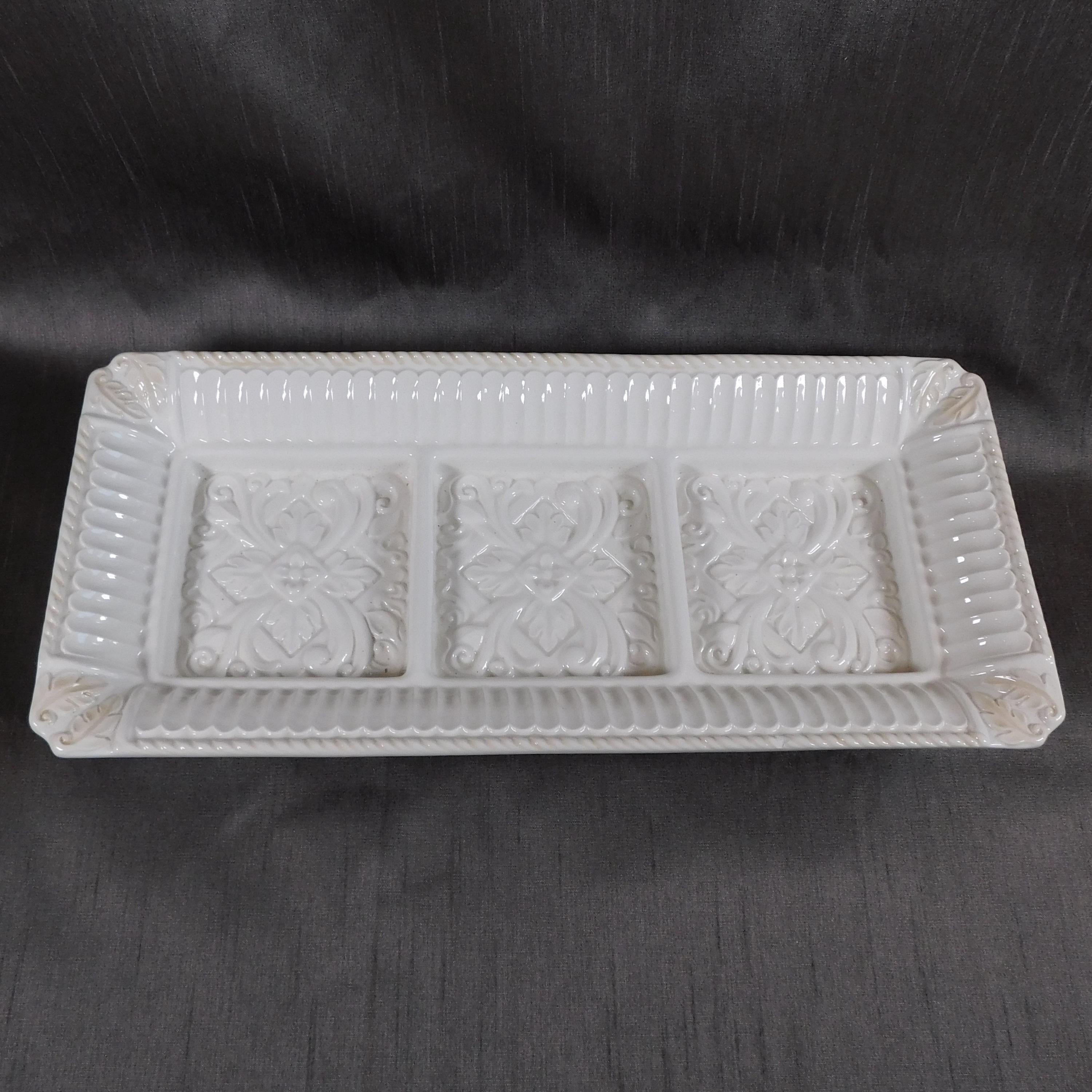 Lenox Three Section Hors d’oeuvre Tray in Butler's Pantry # 25880