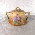 Royal Munich Zeh Scherzer Wood Look Porcelain Biscuit Jar # 27716