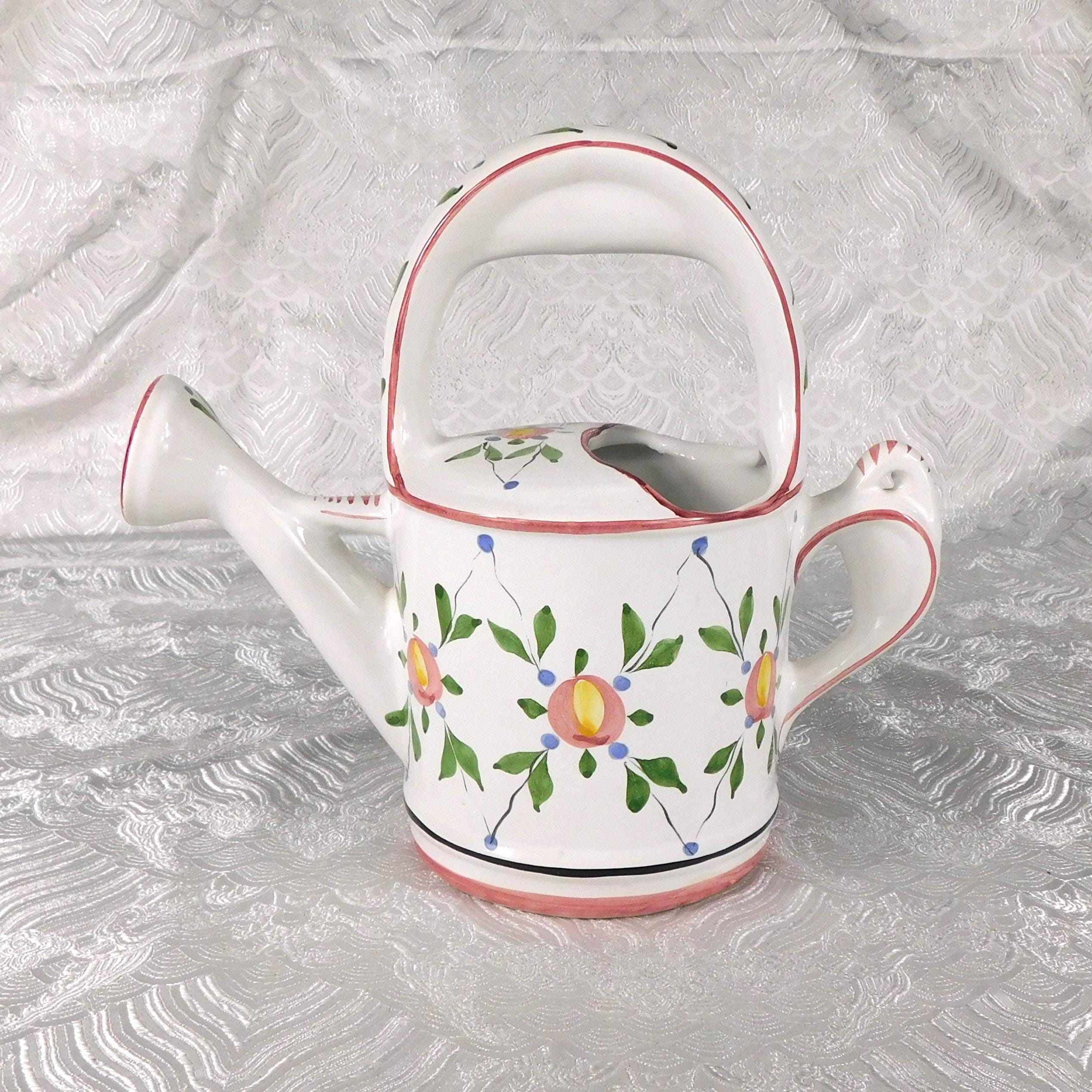 RC CL Portugal Small Ceramic Watering Can # 27582
