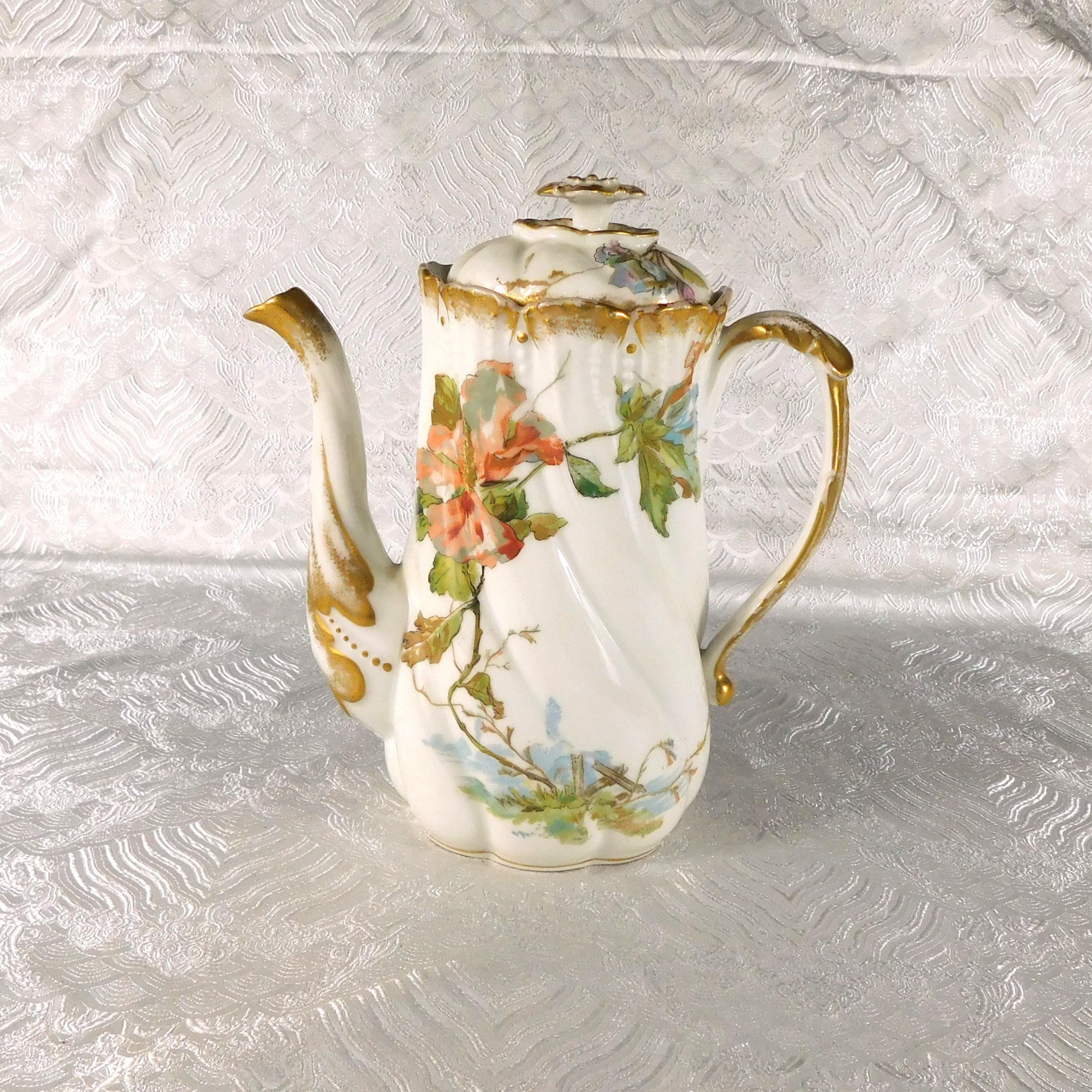 Alfred Lanternier Limoges Antique Chocolate Pot # 27665