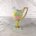 Small Footed Creamer on a Square Base # 27683