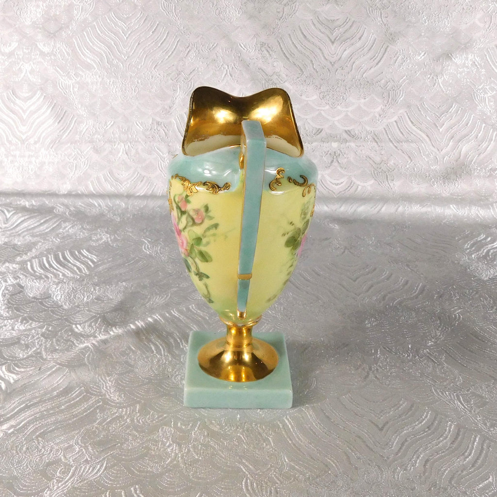 Small Footed Creamer on a Square Base # 27683