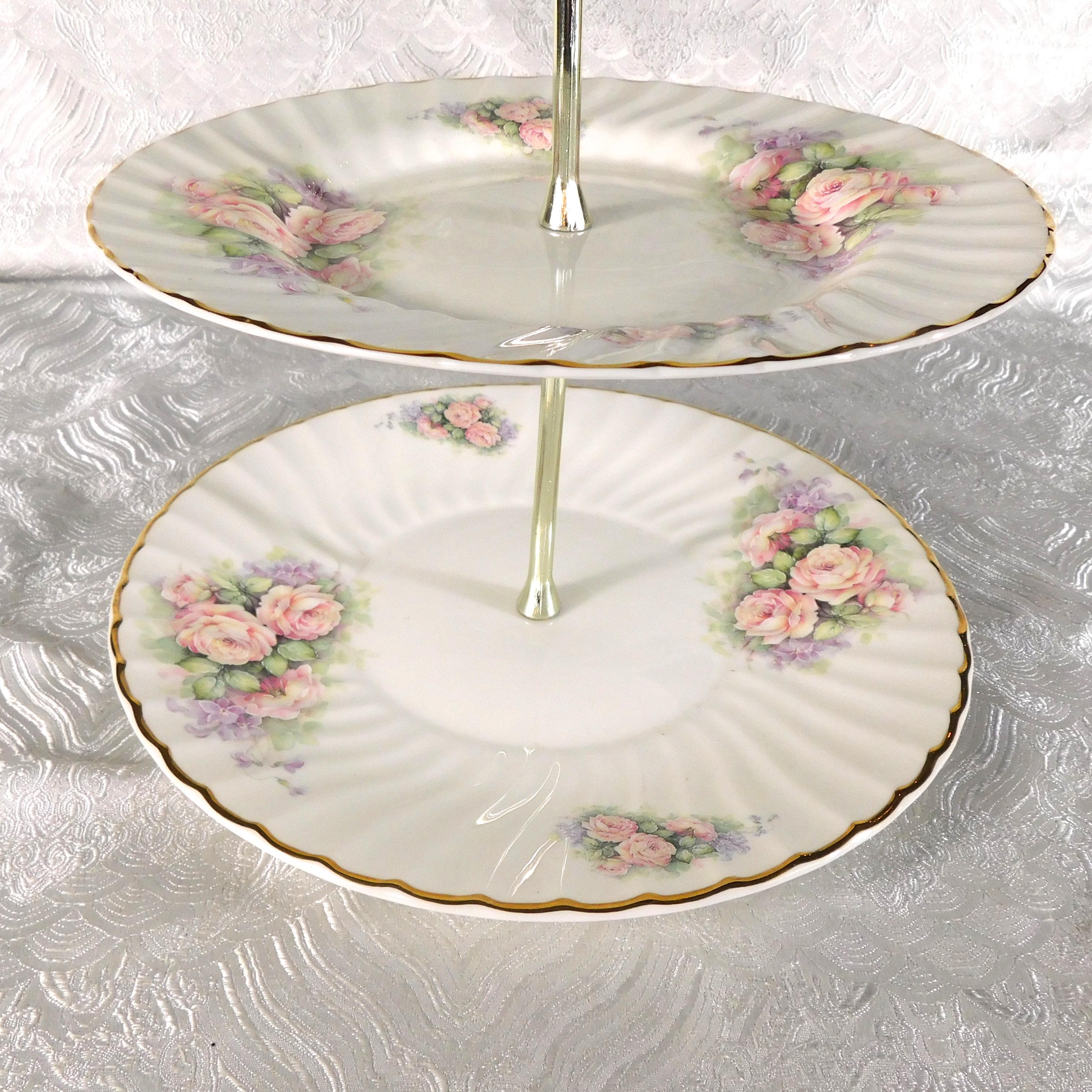 Regency English Bone China Three Tier Serving Tray # 27709