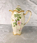 Coiffe et Cie Chocolate Pot with Apple Blossoms # 27694