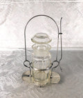Glass Pickle Jar with EPNS Stand and Fork # 27705