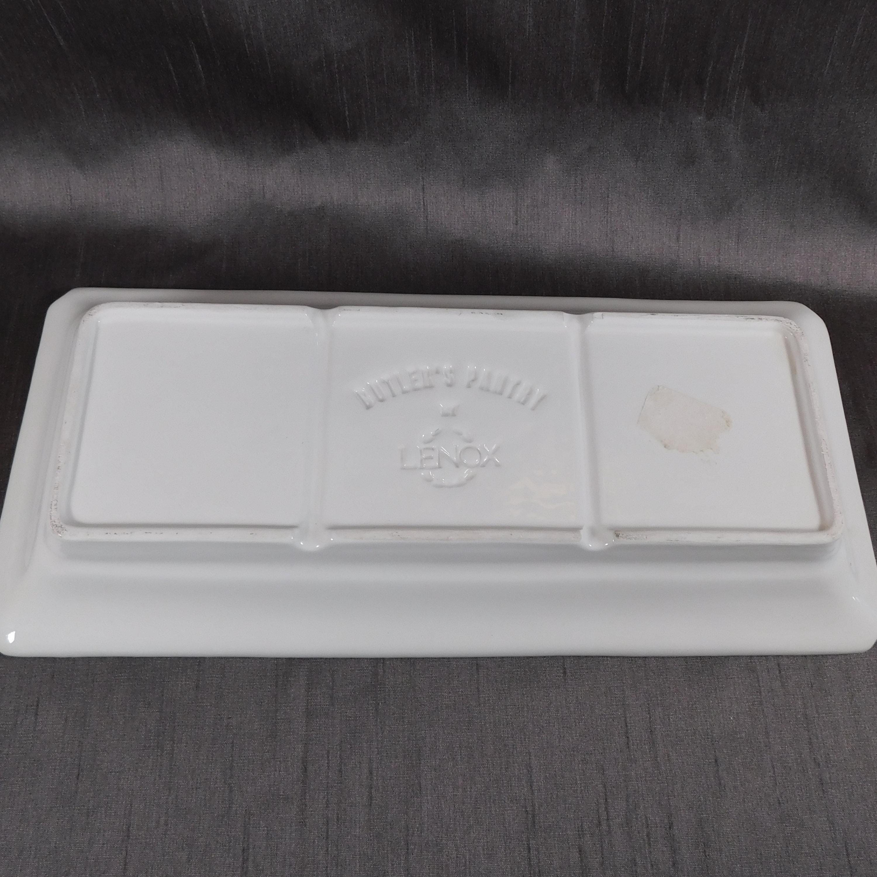 Lenox Three Section Hors d’oeuvre Tray in Butler's Pantry # 25880
