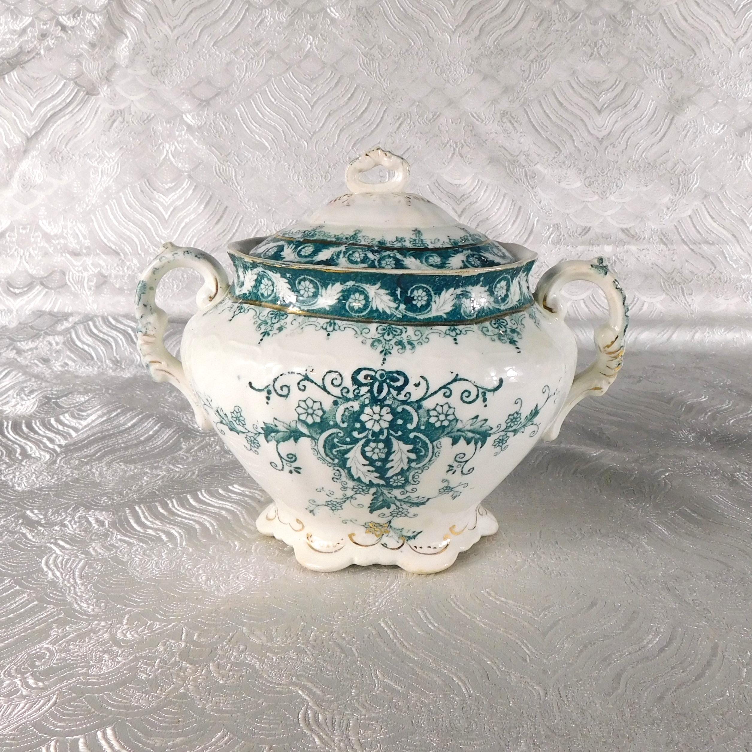 John Maddock and Sons Covered Sugar Bowl in Yale # 27728