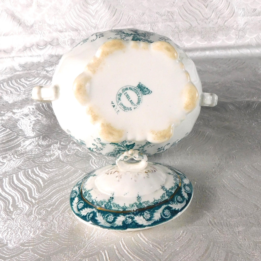 John Maddock and Sons Covered Sugar Bowl in Yale # 27728